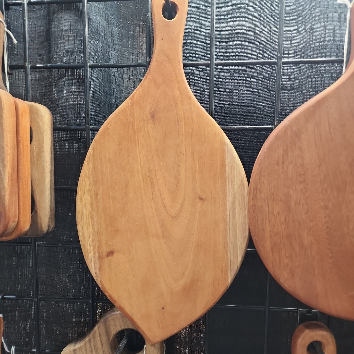 Mahogany Leaf Shape Serving Board