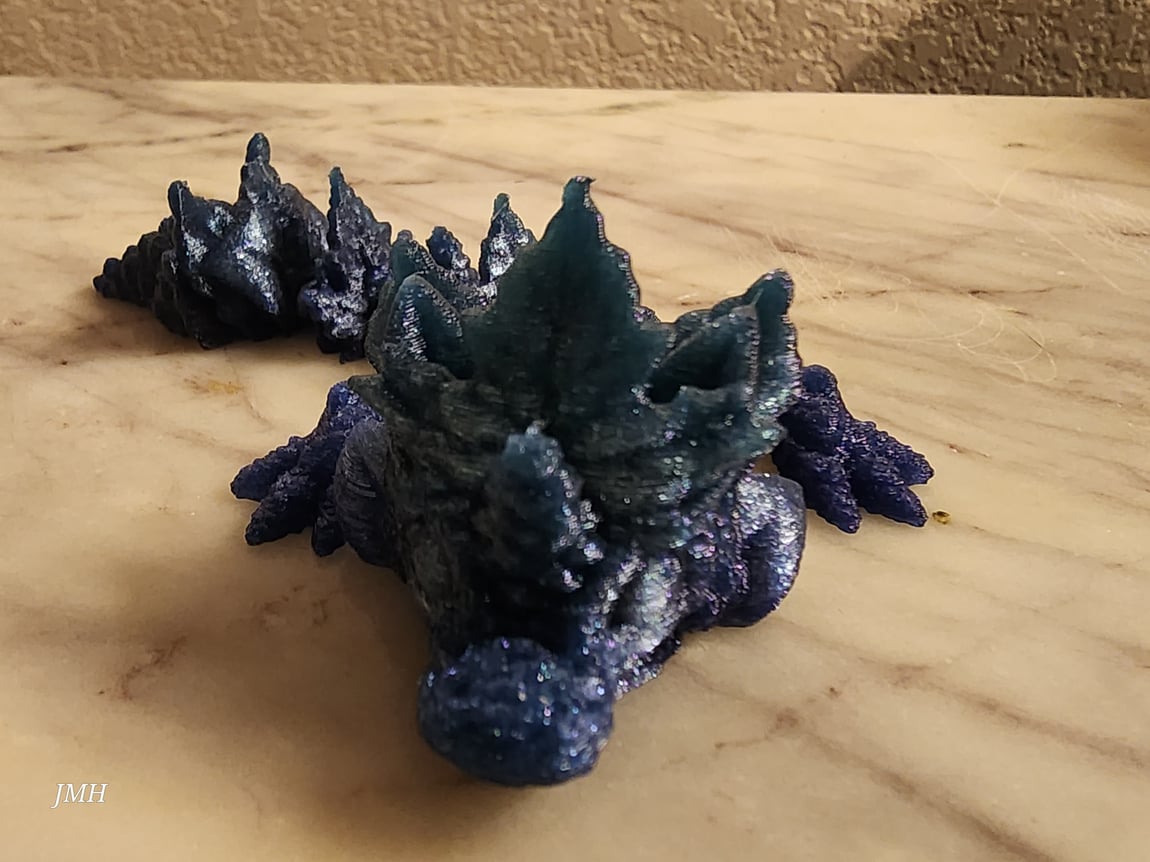 Autumn Dragon Keychain