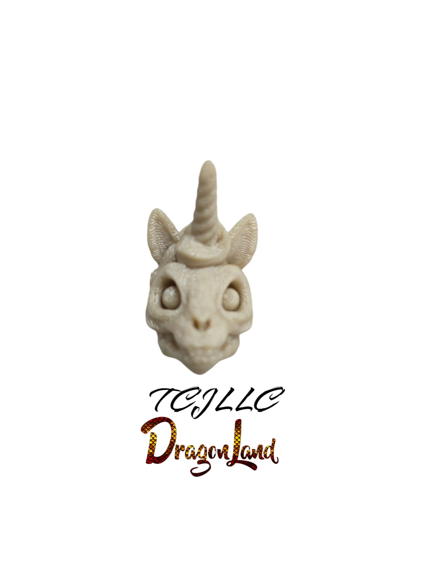 Skeleton Unicorn Head Key