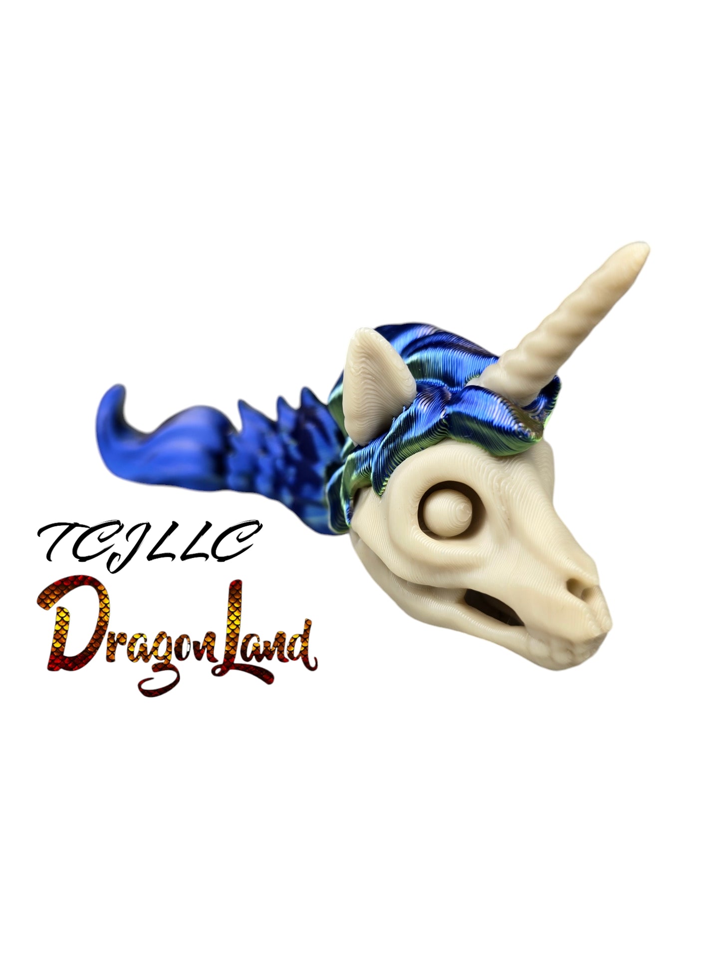 Unicorn head and tail
