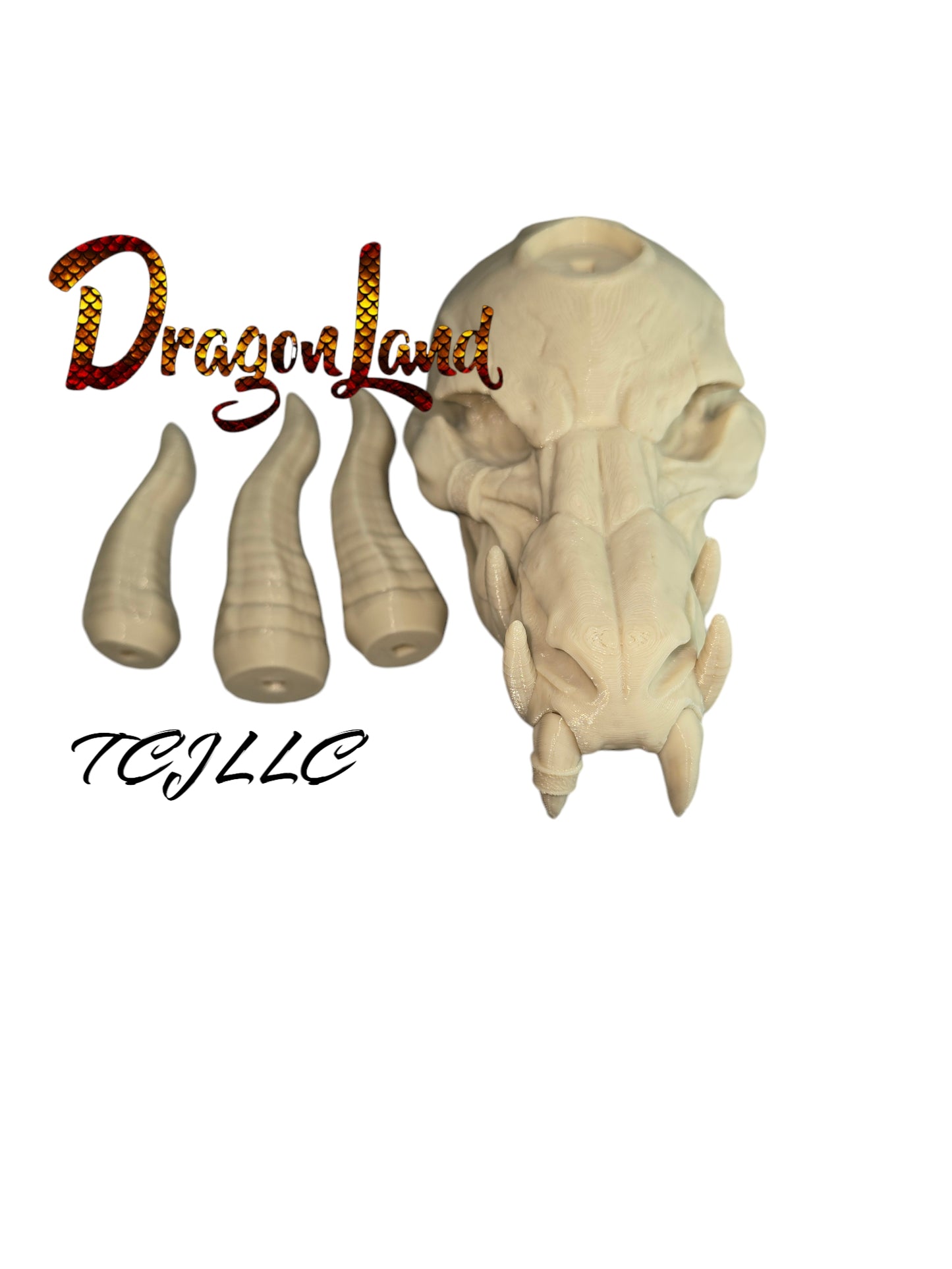 Punk Dragon Skull Small Wall Mount Not Assembled