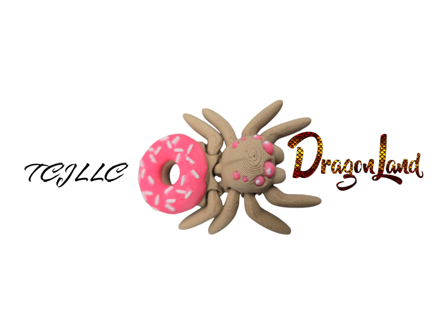 Jumping Spider Donut Painted