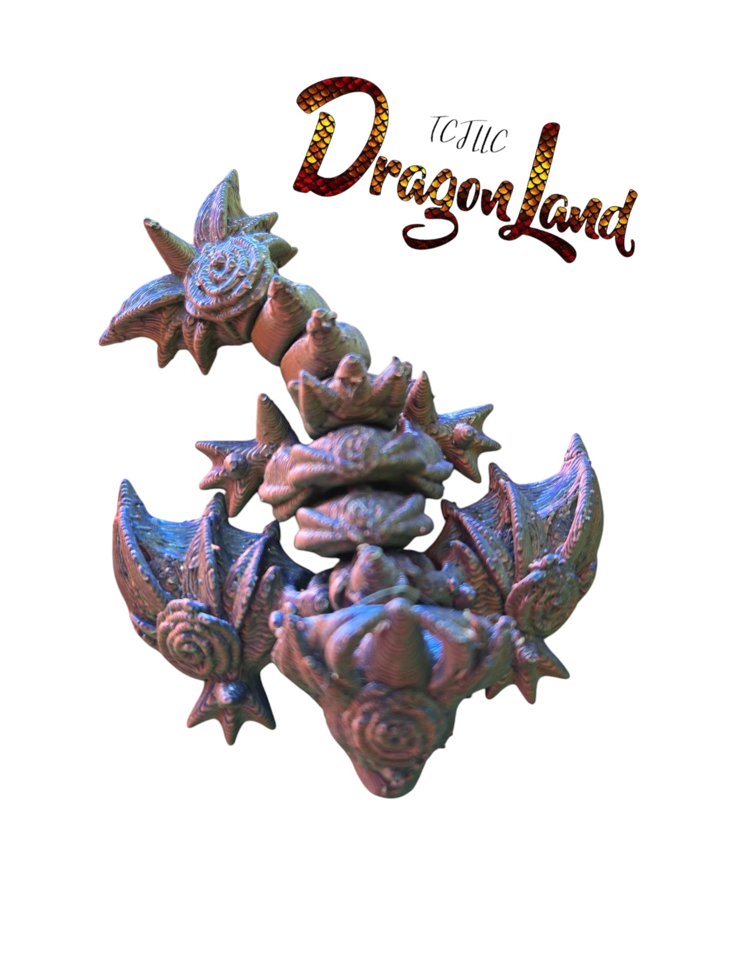 Wyvern Rose Keychain