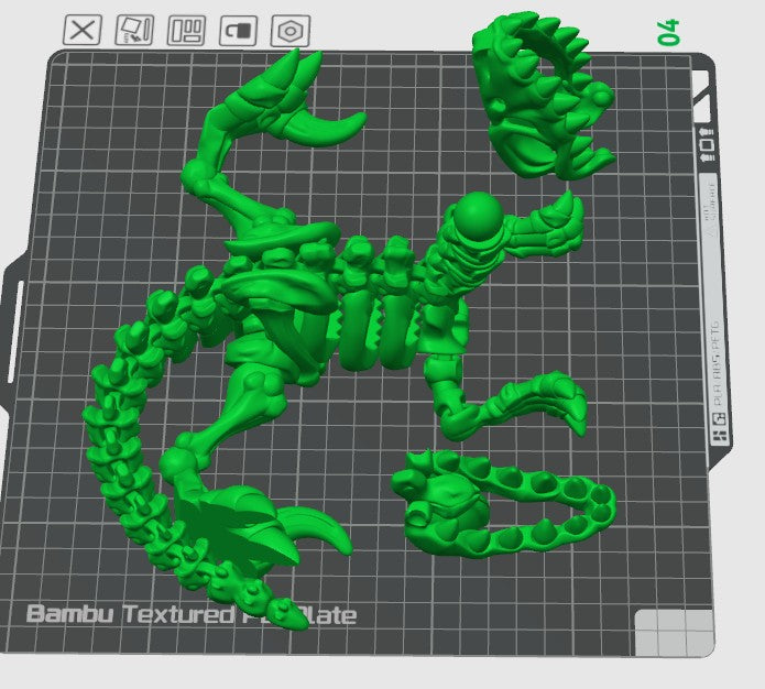 Skeleton Dinosaur Articulating Fidget Toy