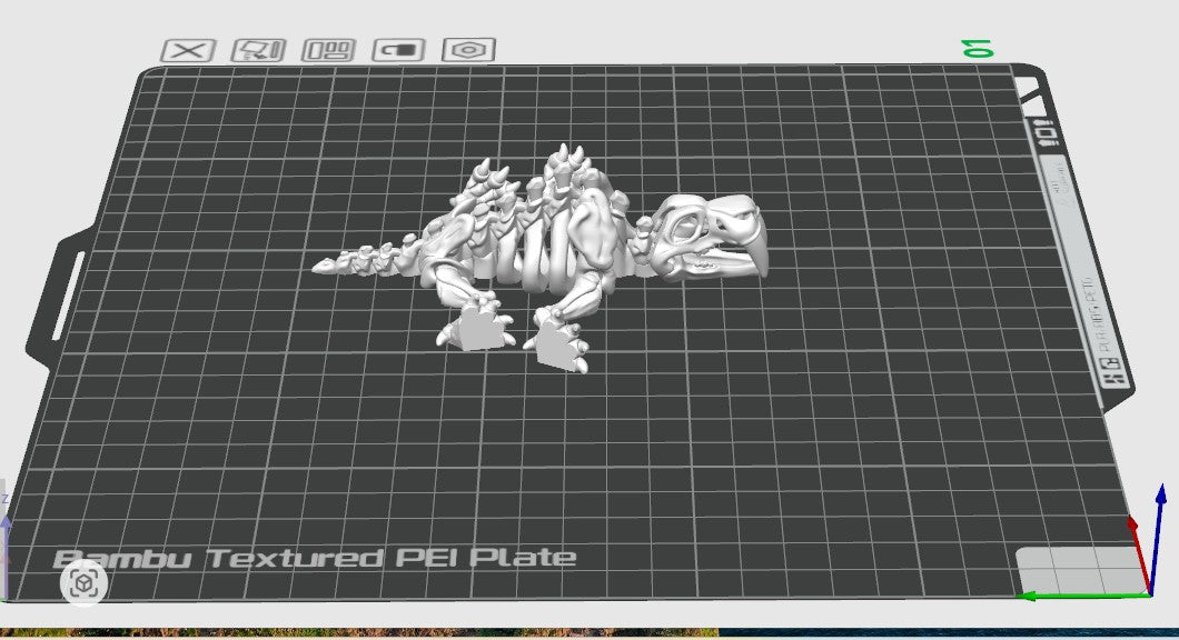 Skeleton Dinosaur Articulating Fidget Toy