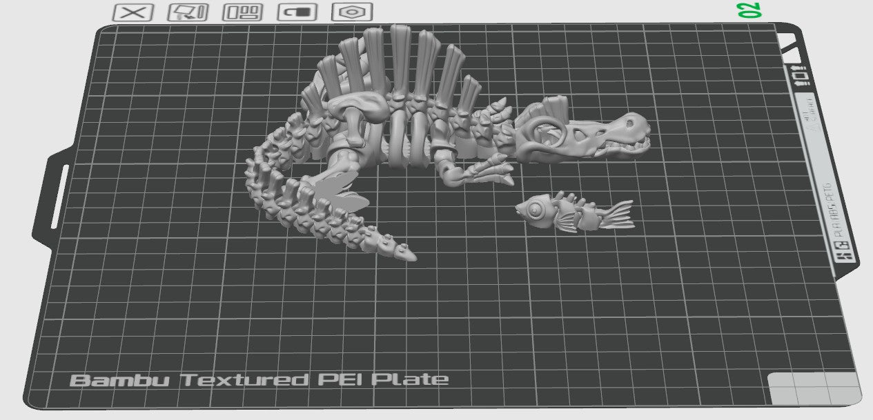 Skeleton Dinosaur Articulating Fidget Toy