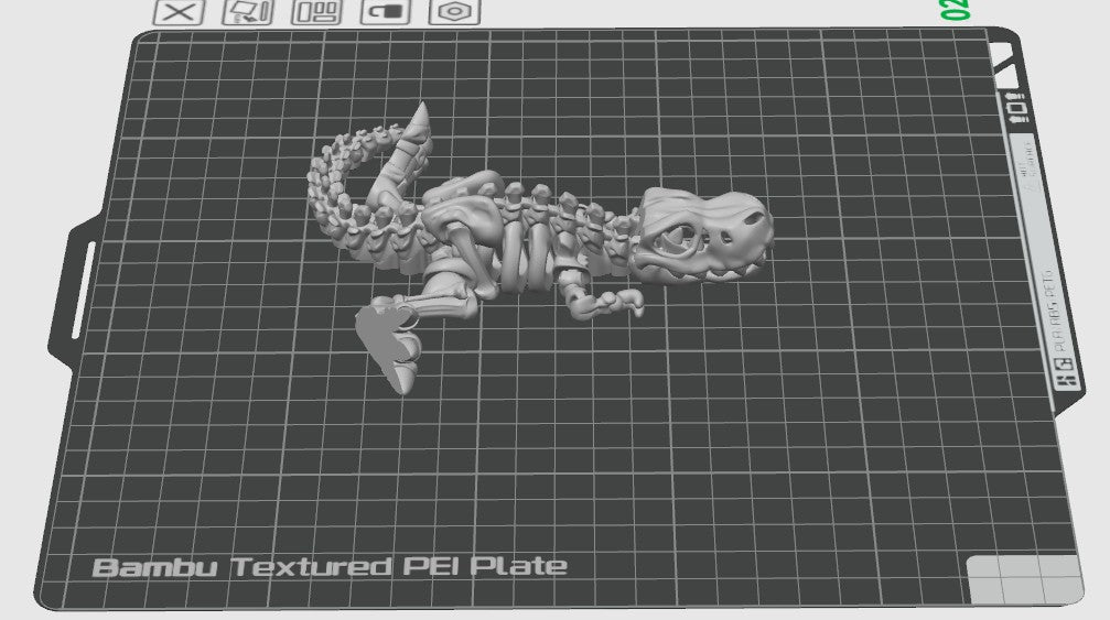Skeleton Dinosaur Articulating Fidget Toy