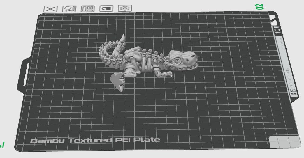 Skeleton Dinosaur Articulating Fidget Toy