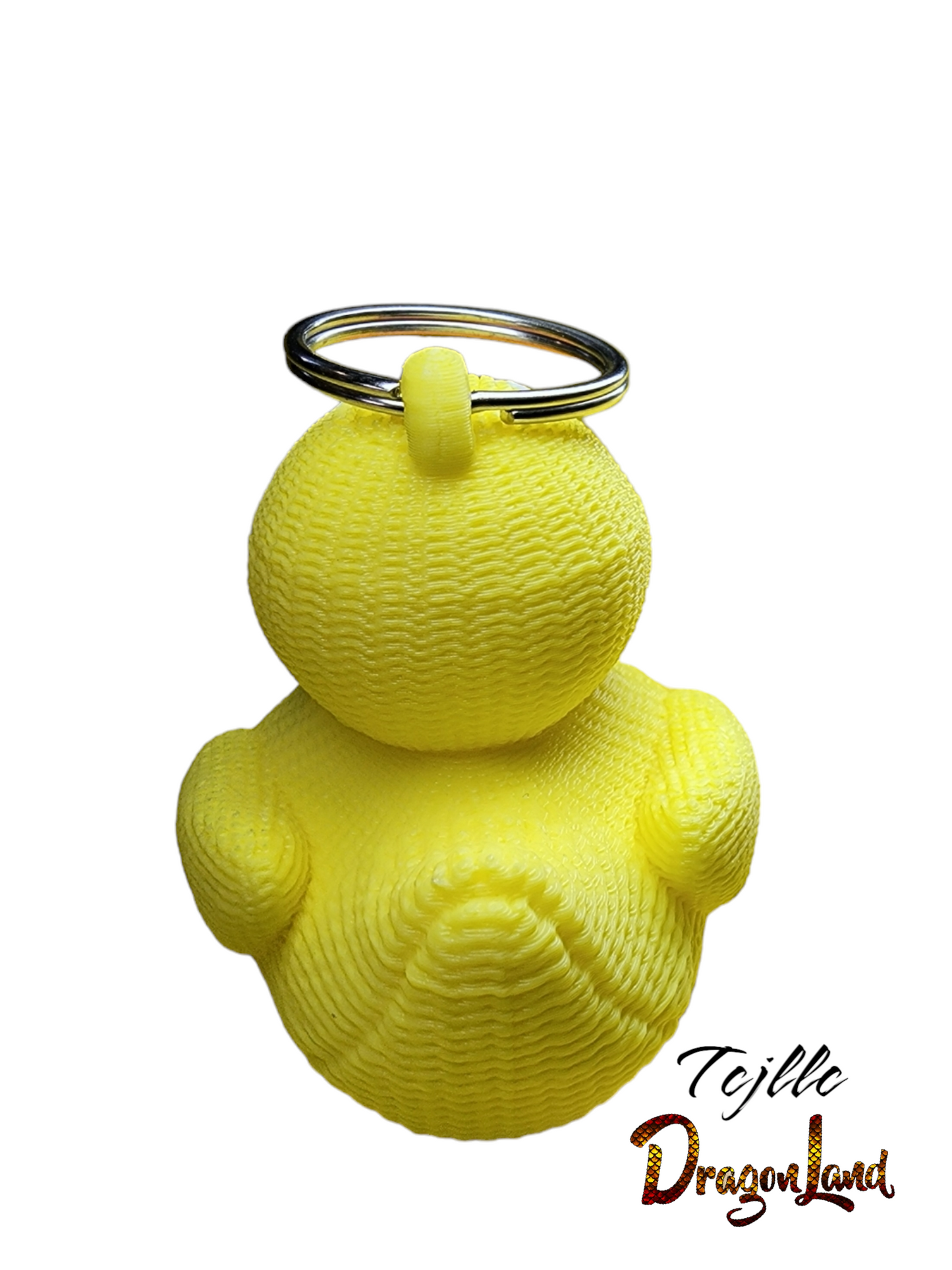 Rubber Duck Painted KeyChain