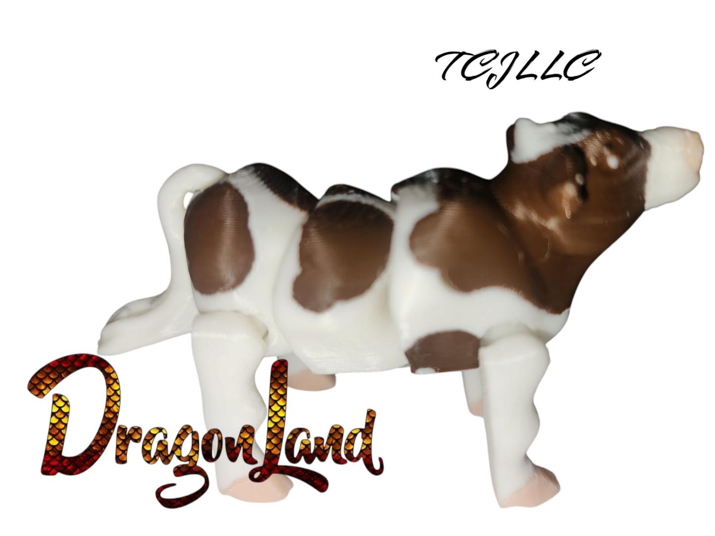 Cow Brown and White