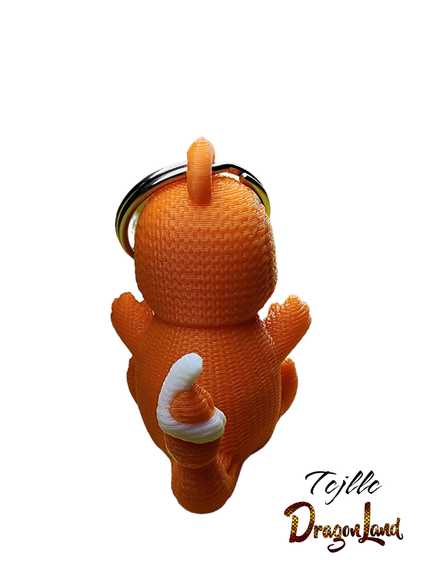 Charmander Keychain Painted