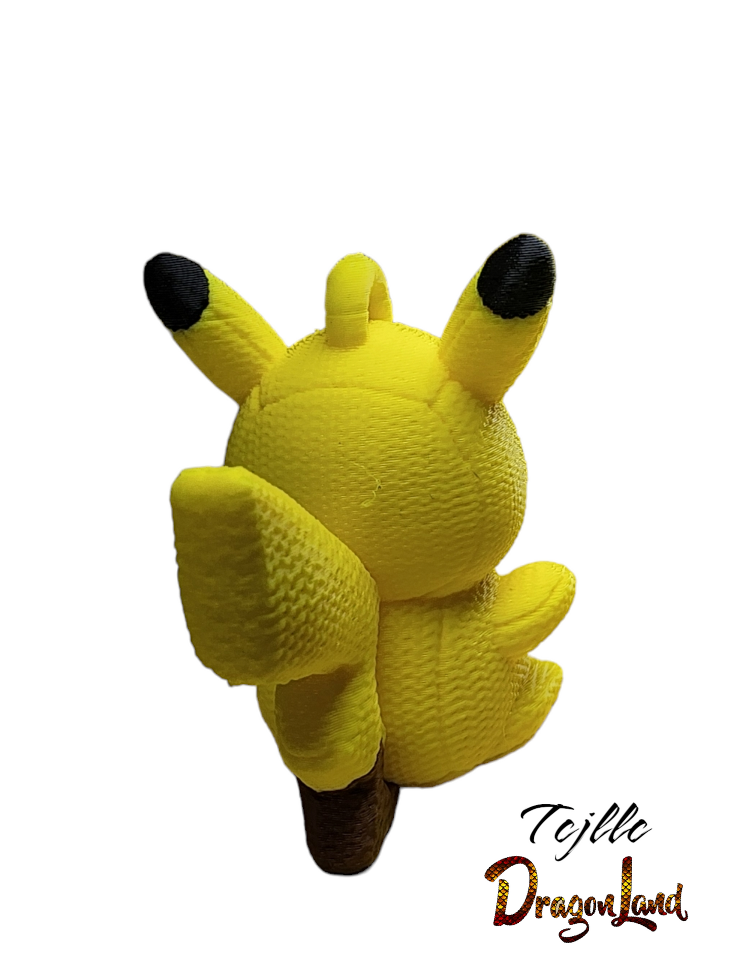 Pikachu Painted Keychain