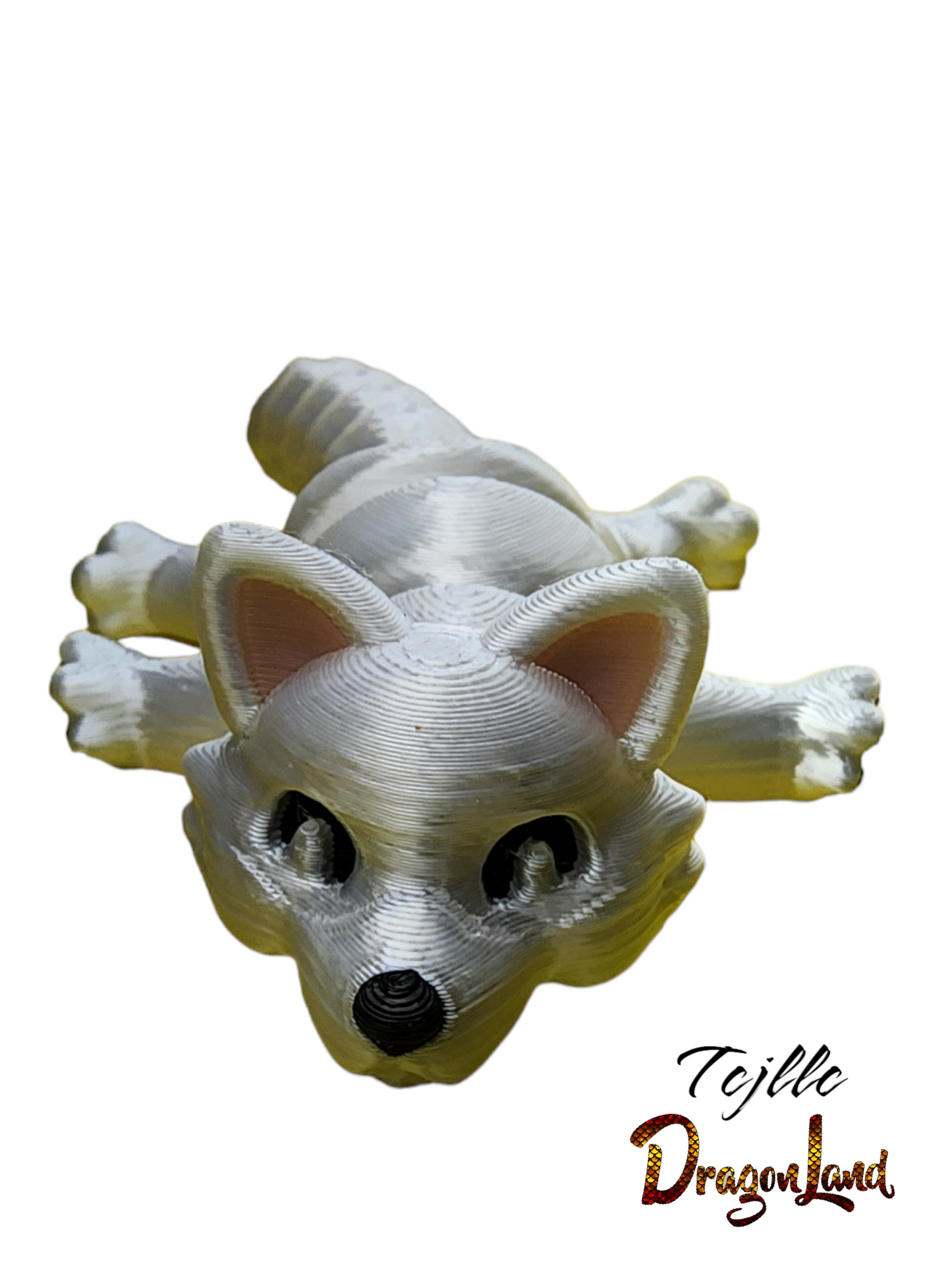 Arctic Fox Painted Small