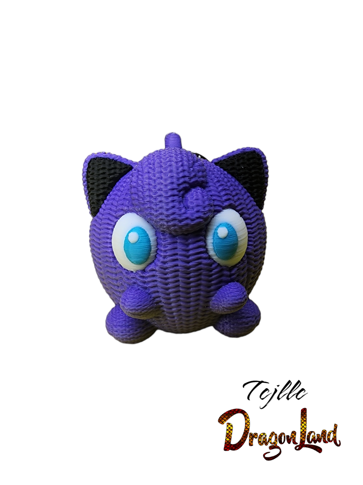Gengar Painted Keychain Lavendar