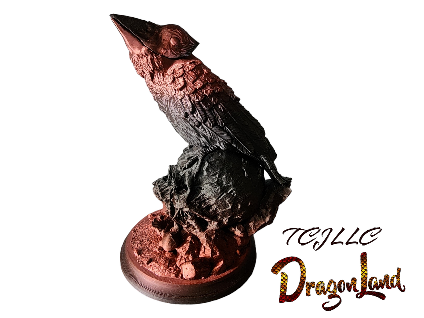 Dice Tower Raven On A Skull