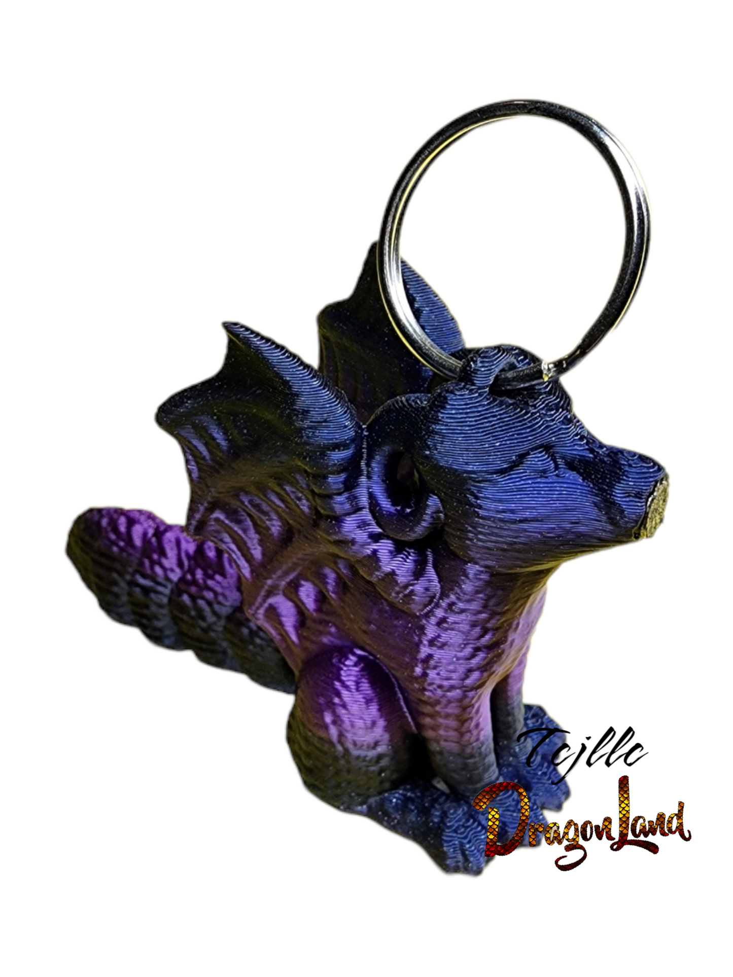 Kissing Dragon keychain