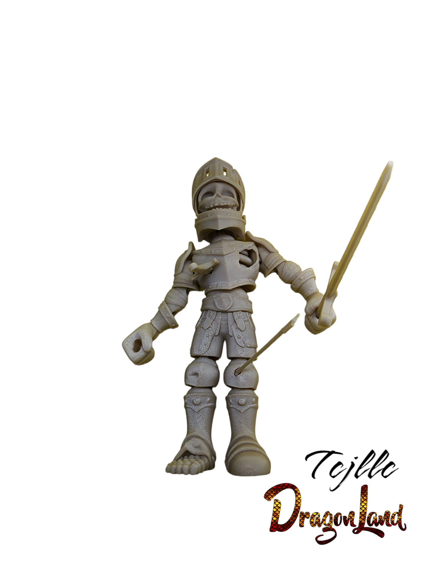 Skeleton Knight Dead Bone Color