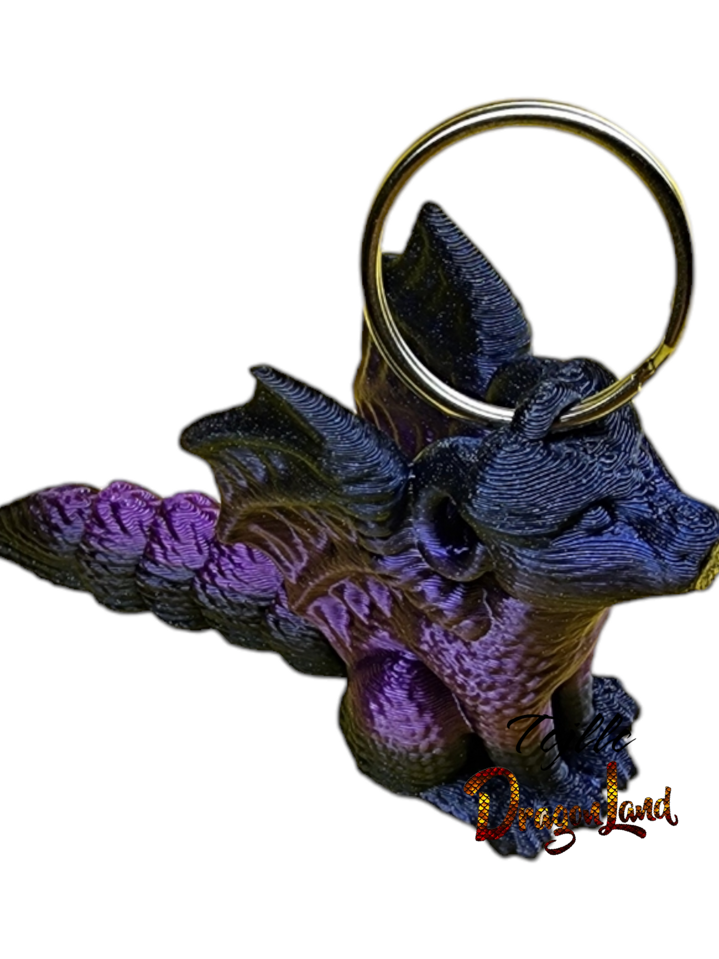 Kissing Dragon keychain