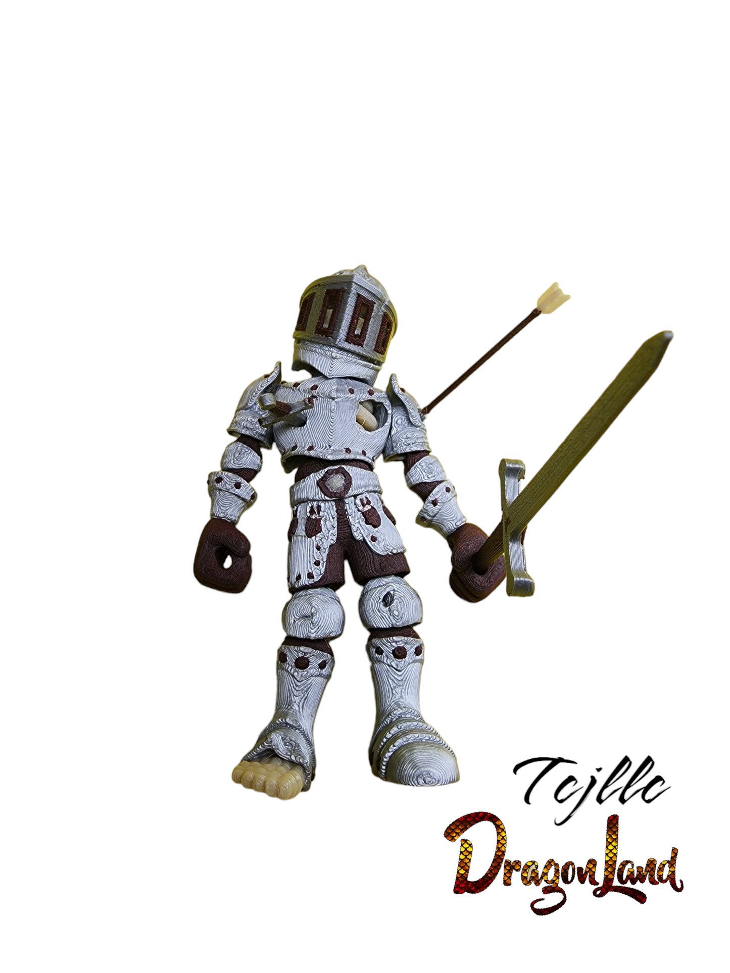Skeleton Knight Small Painted