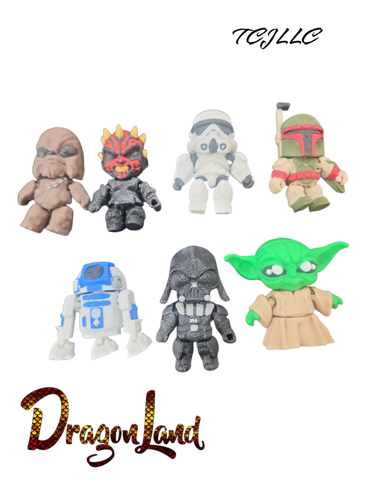 Star Wars painted Mini Characters