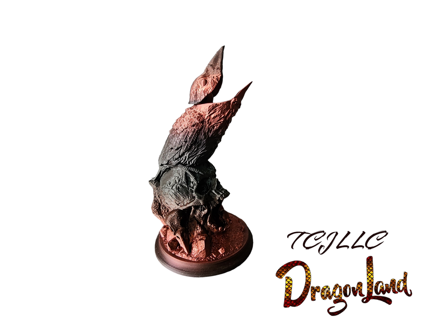 Dice Tower Raven On A Skull