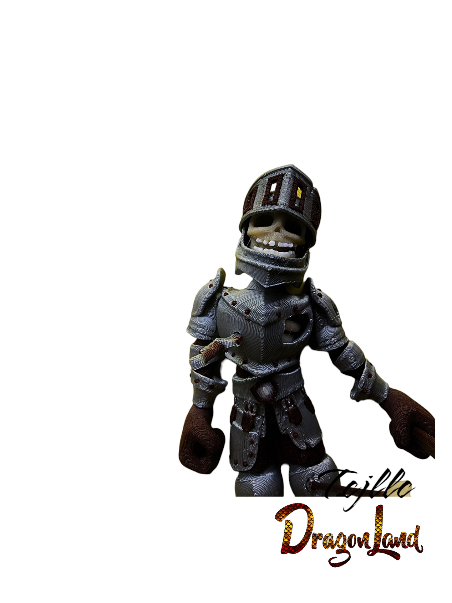 Skeleton Knight Small Painted