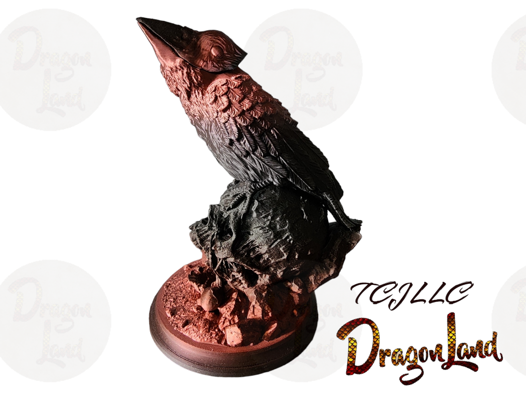 Dice Tower Raven On A Skull