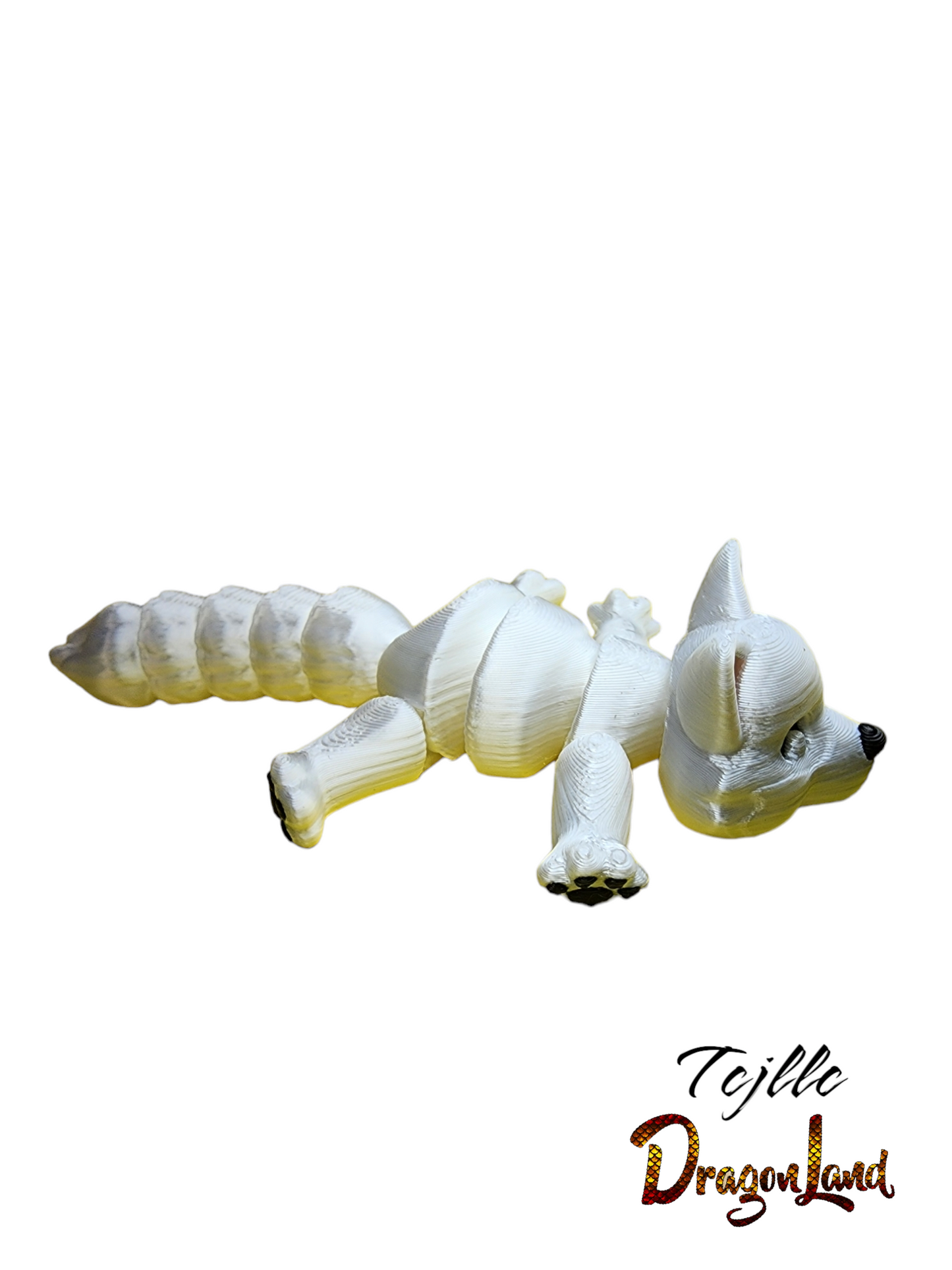 Arctic Fox Painted Small