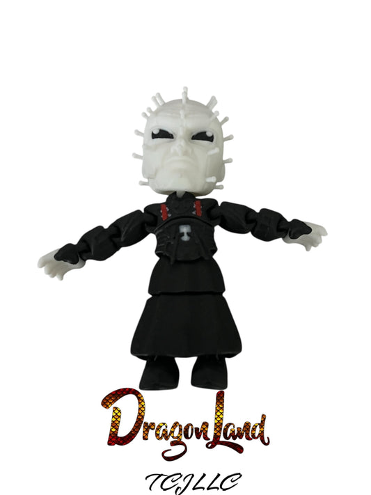 Pinhead Painted Horror Doll