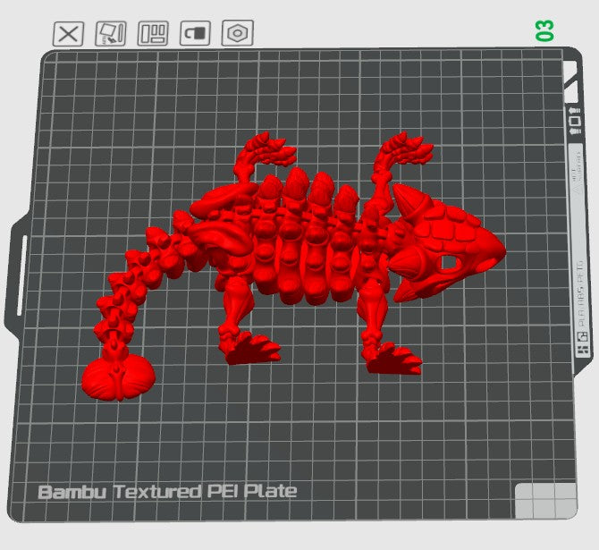 Skeleton Dinosaur Articulating Fidget Toy