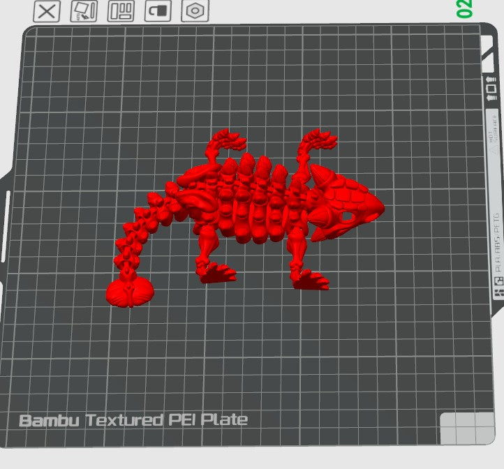 Skeleton Dinosaur Articulating Fidget Toy