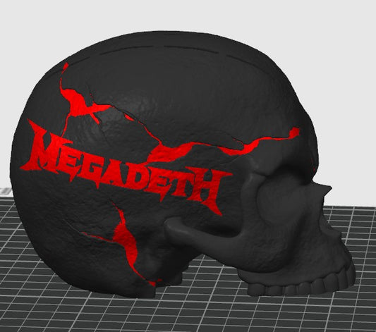 MegaDeth Skull With Pick Holder Fan Art