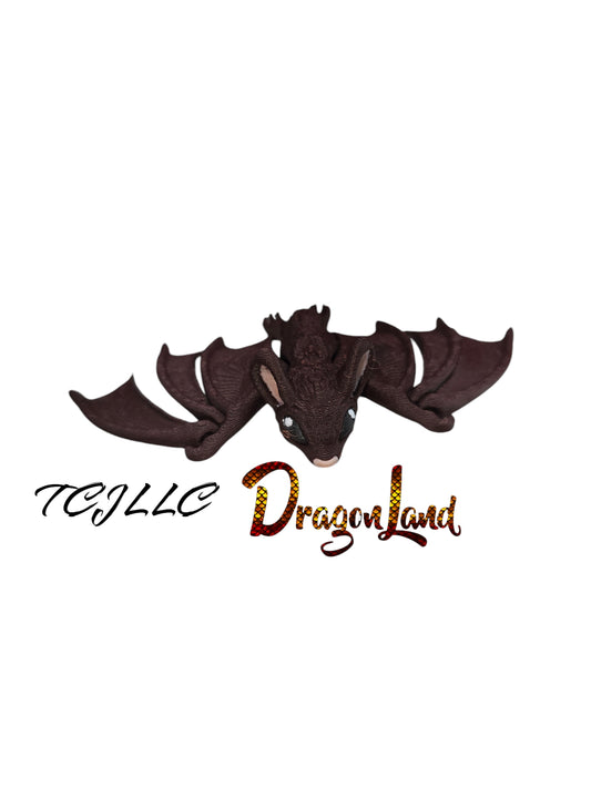 Tiny Bat Med Painted