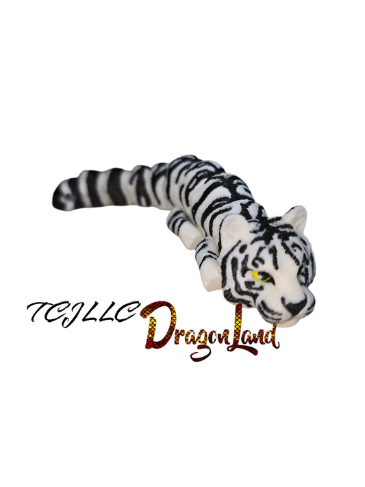 Painted Tiger Key Black and White