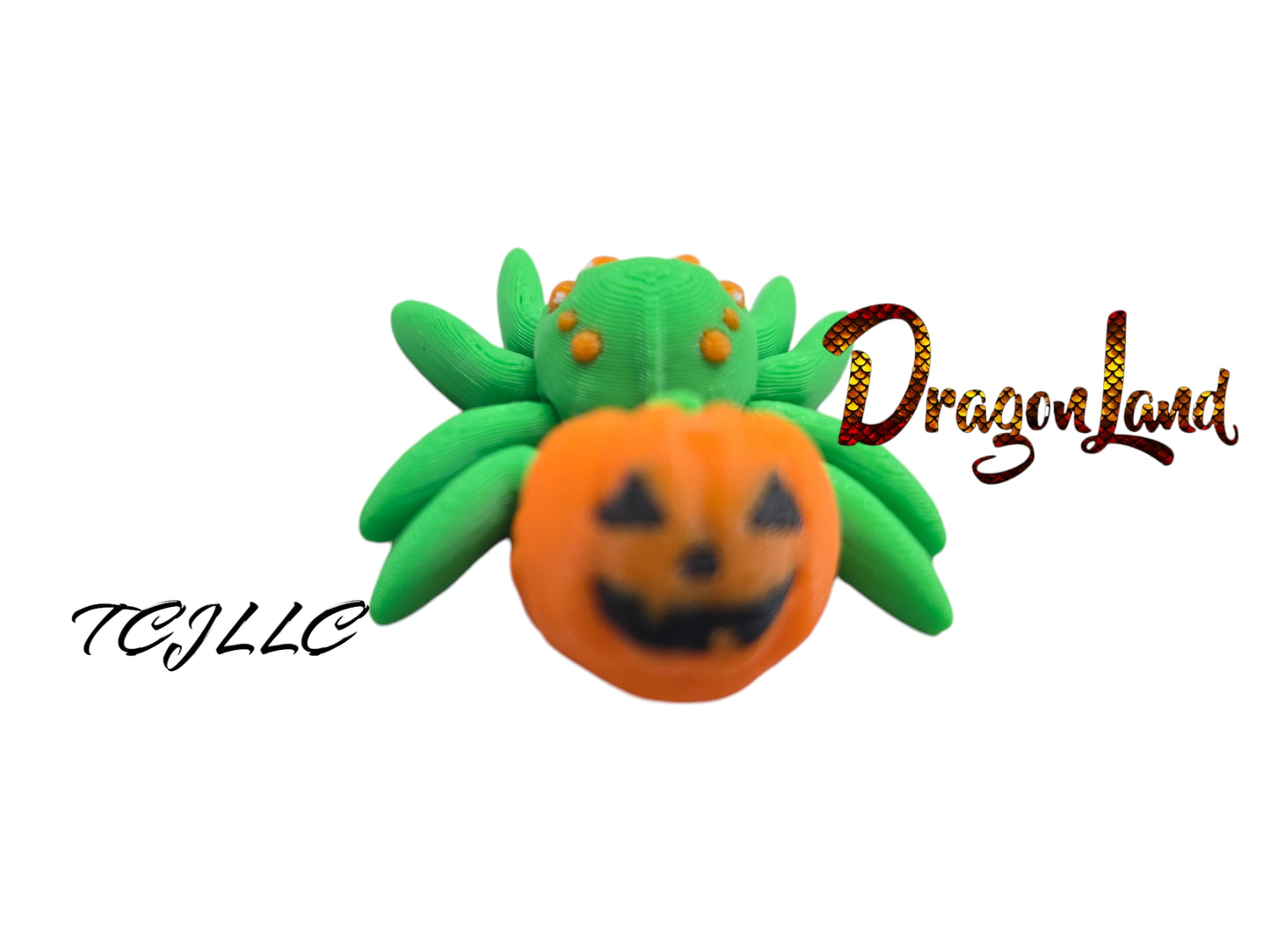 Jumping Spider Pumpkin Painted