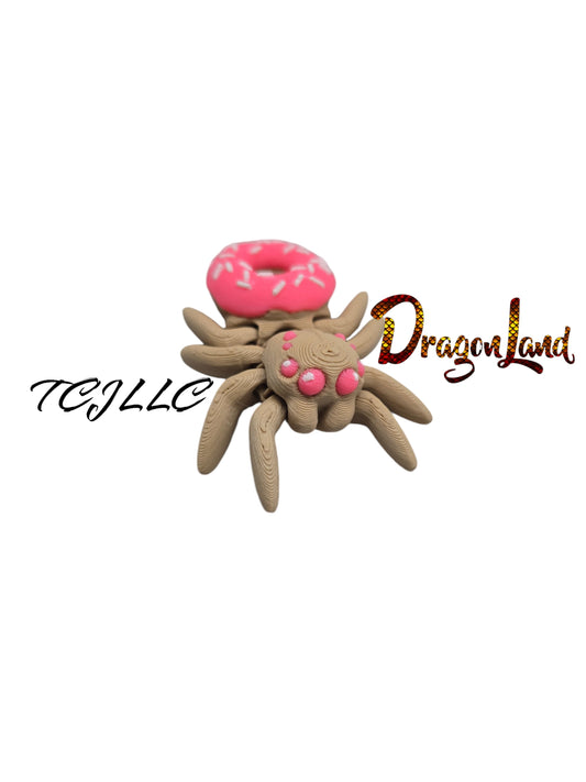 Jumping Spider Donut Painted