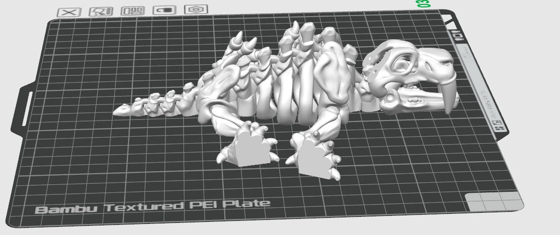 Skeleton Dinosaur Articulating Fidget Toy