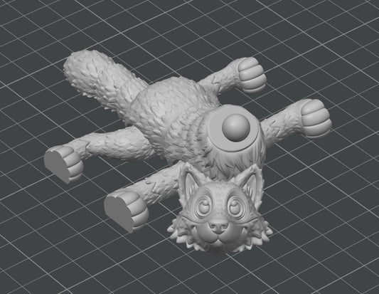 Wolf Small  Articulated fidget toy