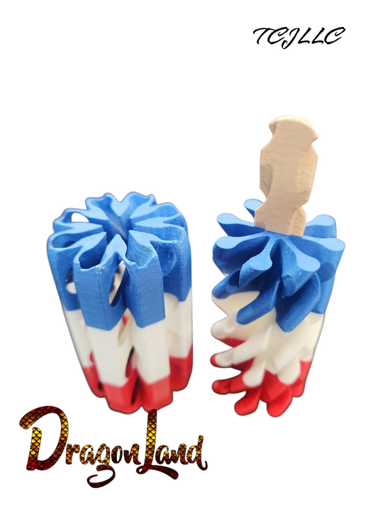 Bomb Pop fidget Red White Blue