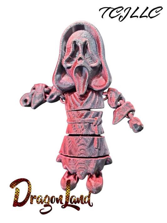 Scream Ghost Face Horror single color