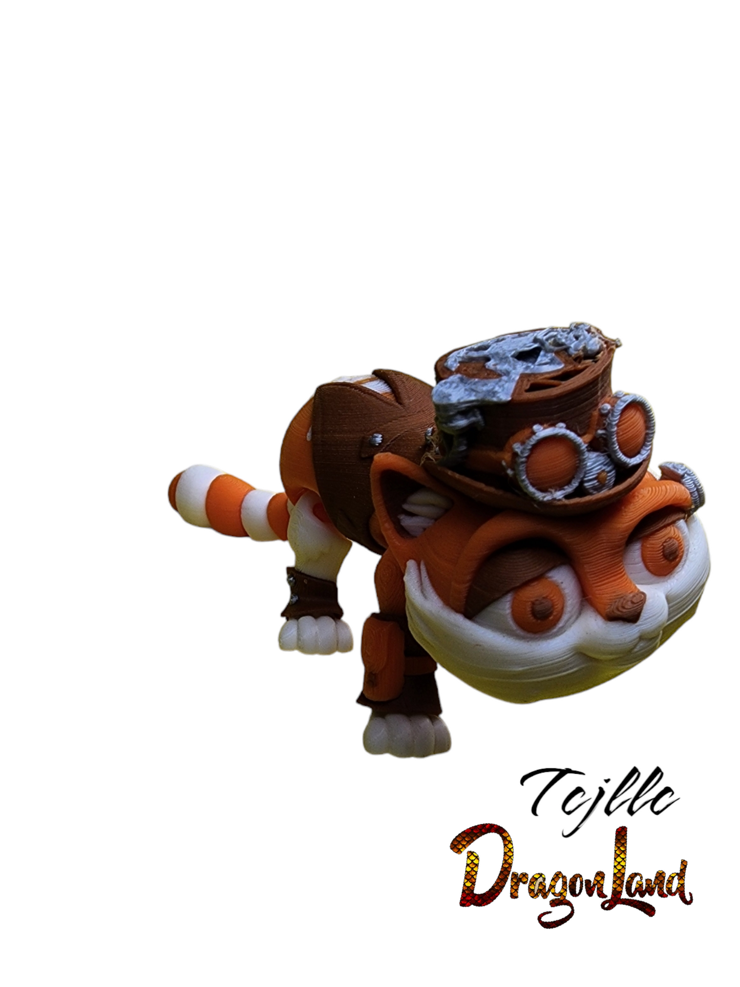 Steampunk Cat Small painted