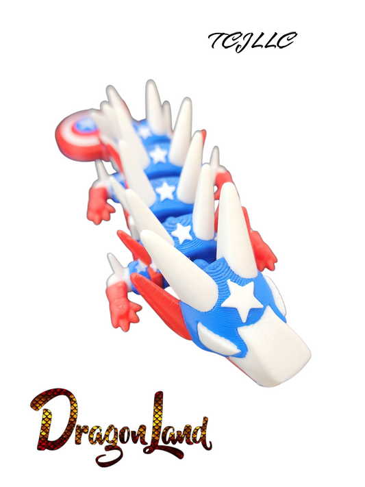 Captain America Dragon Painted