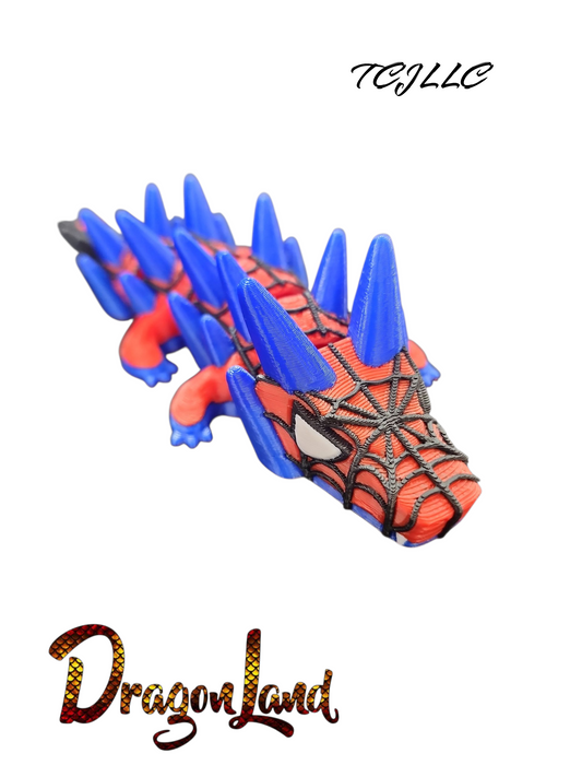 Spiderman Dragon Fan Art Painted