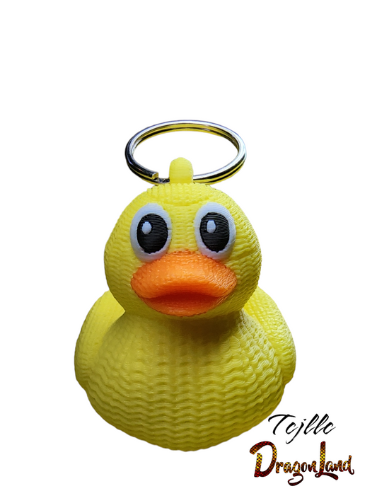 Rubber Duck Painted KeyChain