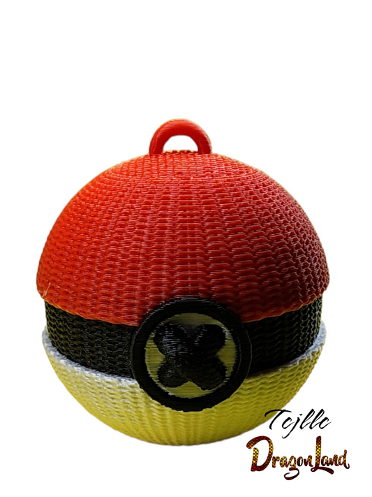 Pokemon Ball Painted Keychain