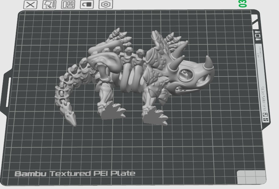 Skeleton Dinosaur Articulating Fidget Toy