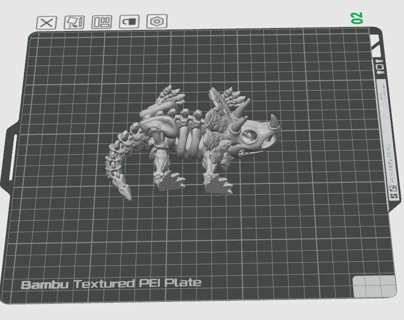 Skeleton Dinosaur Articulating Fidget Toy