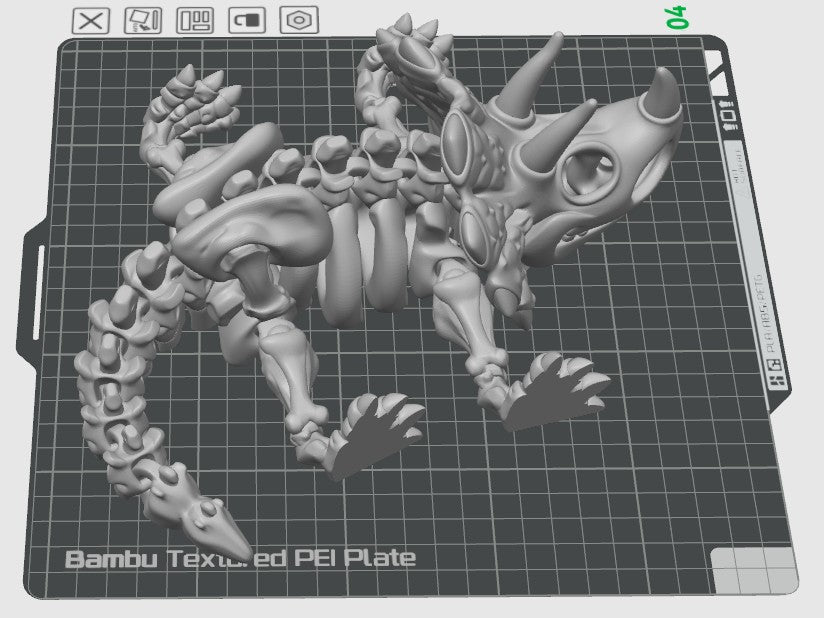 Skeleton Dinosaur Articulating Fidget Toy